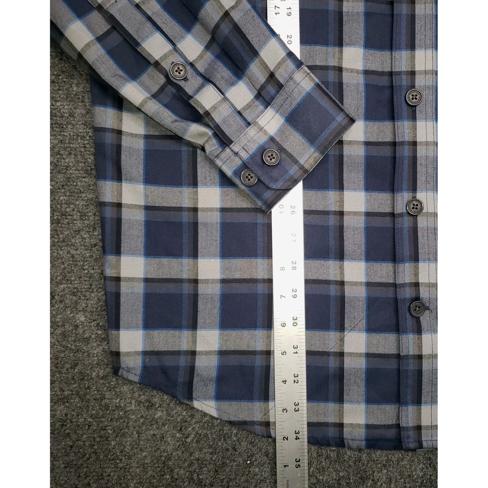 Duluth Trading Alaskan Hardgear PAIR Shirts Mens Large Tall Slim Fit Poly Wool - Picture 9 of 14